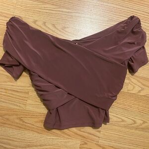 Windsor Dusty Rose Off-Shoulder Top